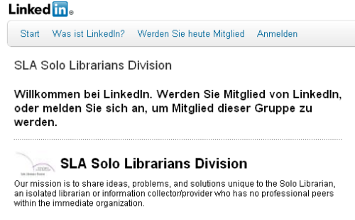 logo of linkedin solo librarian group